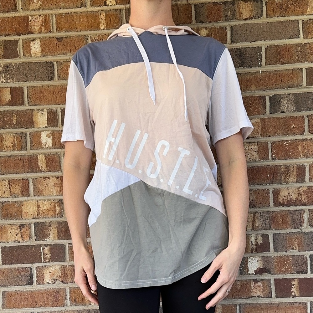 Carbon active short sleeve hoody